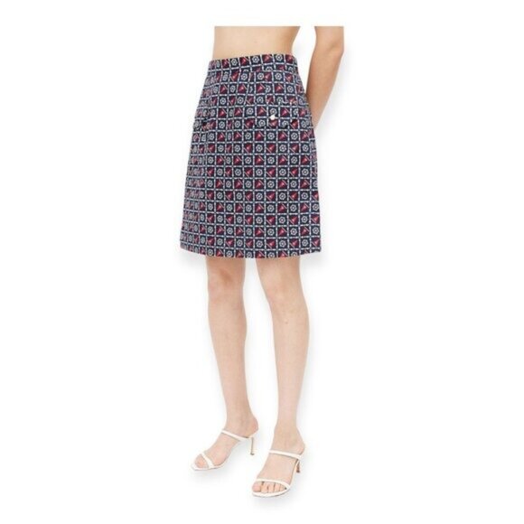 Dolce & Gabbana Navy Nautical Mini Skirt - Picture 3 of 12